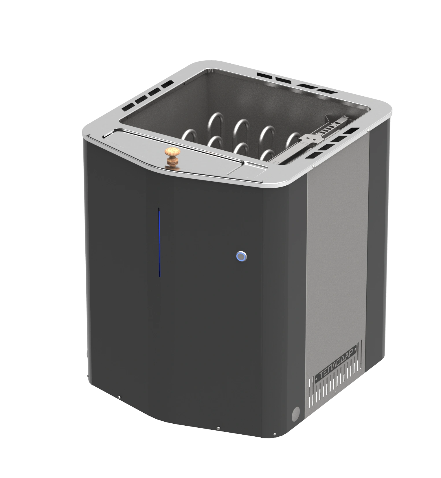 Печь для бани с открытой каменкой  СтимГросс (SteamGross)-16 - Теплодар